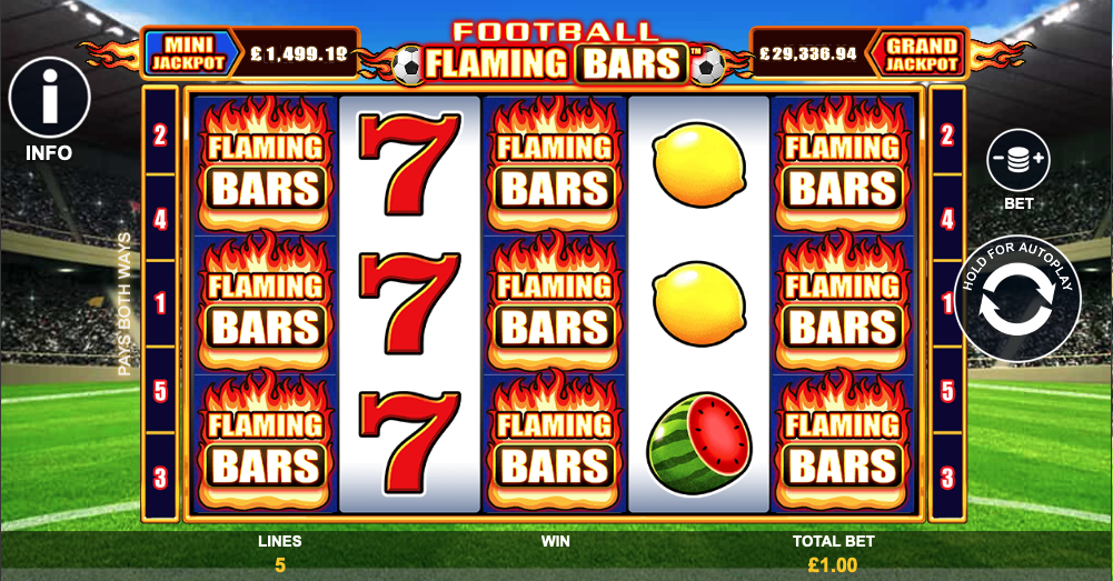 Football Flaming Bars Review