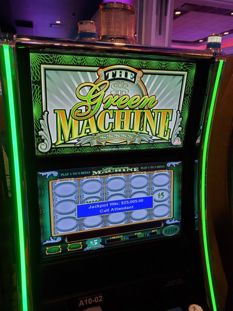 green machine slots