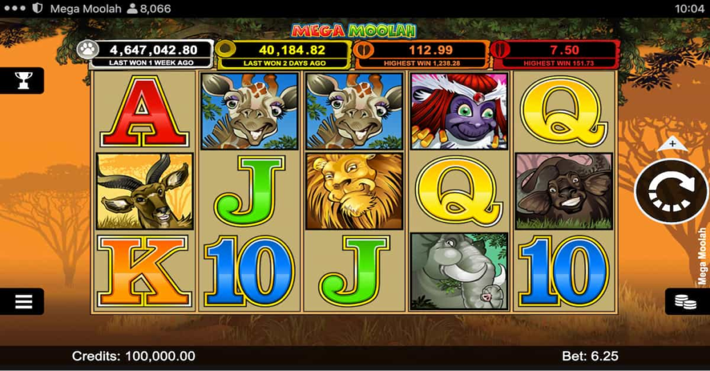 mega moolah slot review